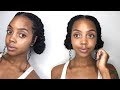 My GO-TO Protective Style Flat Twist Buns | Cool Calm Curly