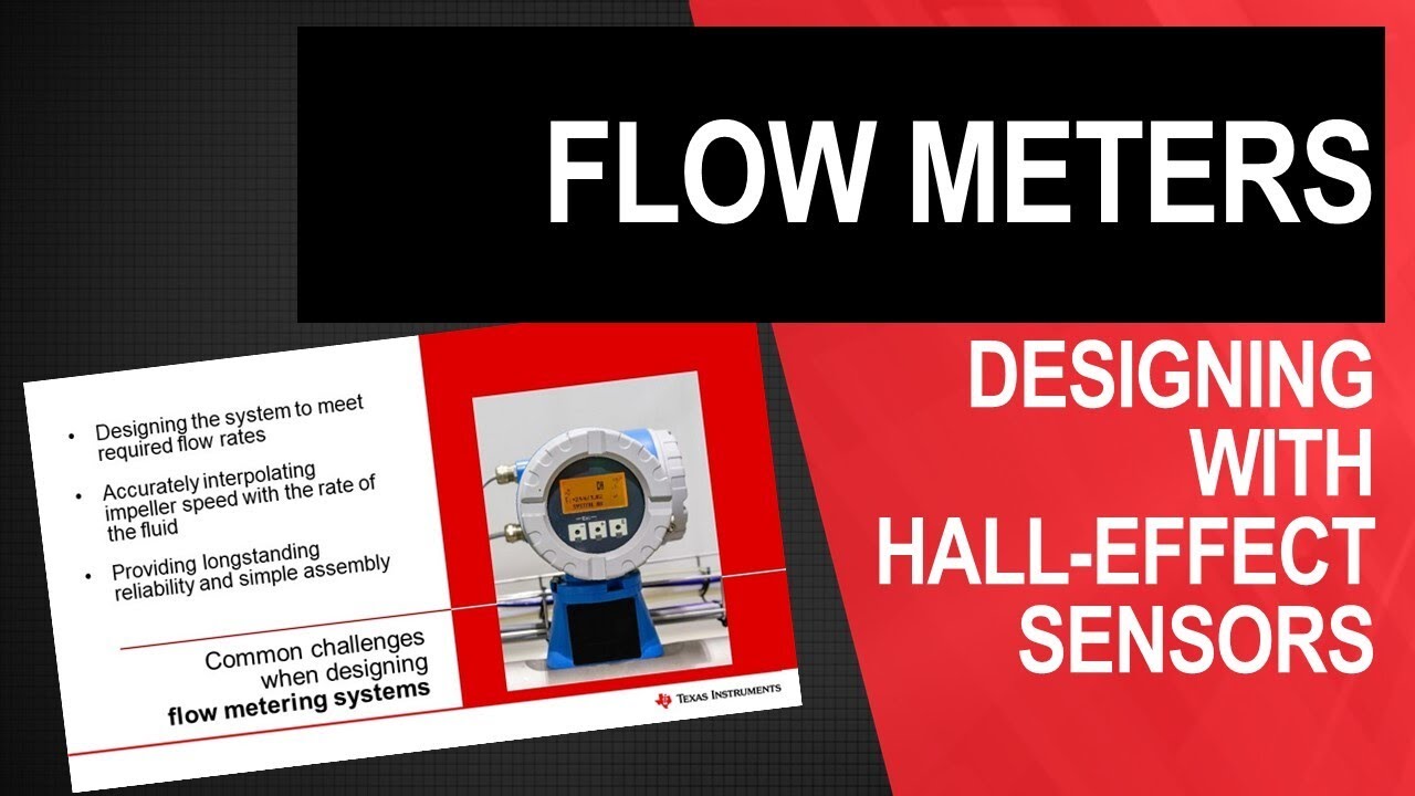 Designing flow meters with Hall-effect sensors - YouTube