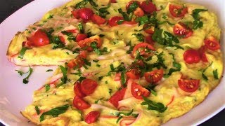 Такой вкуснятины на завтрак Вы еще не ели!!! Омлет с крабовыми палочками. Такой вкуснятины на завтрак Вы еще не ели!!! Омлет с крабовыми палочками.
