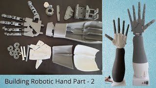 How to Make Robotic Hand Using Servo Motor | Part-2 | Inmoov | Right Hand