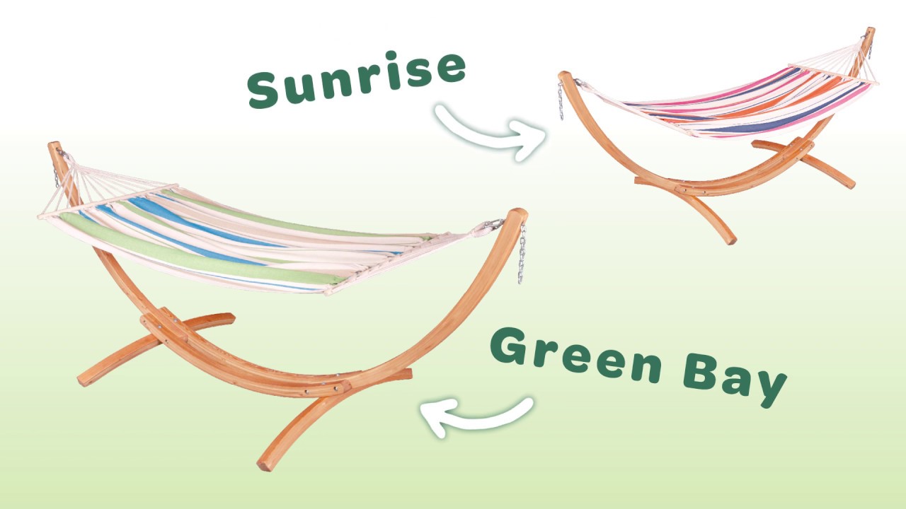 CHILLOUNGE® - Hamac à barres simple avec support en mélèze certifié FSC™