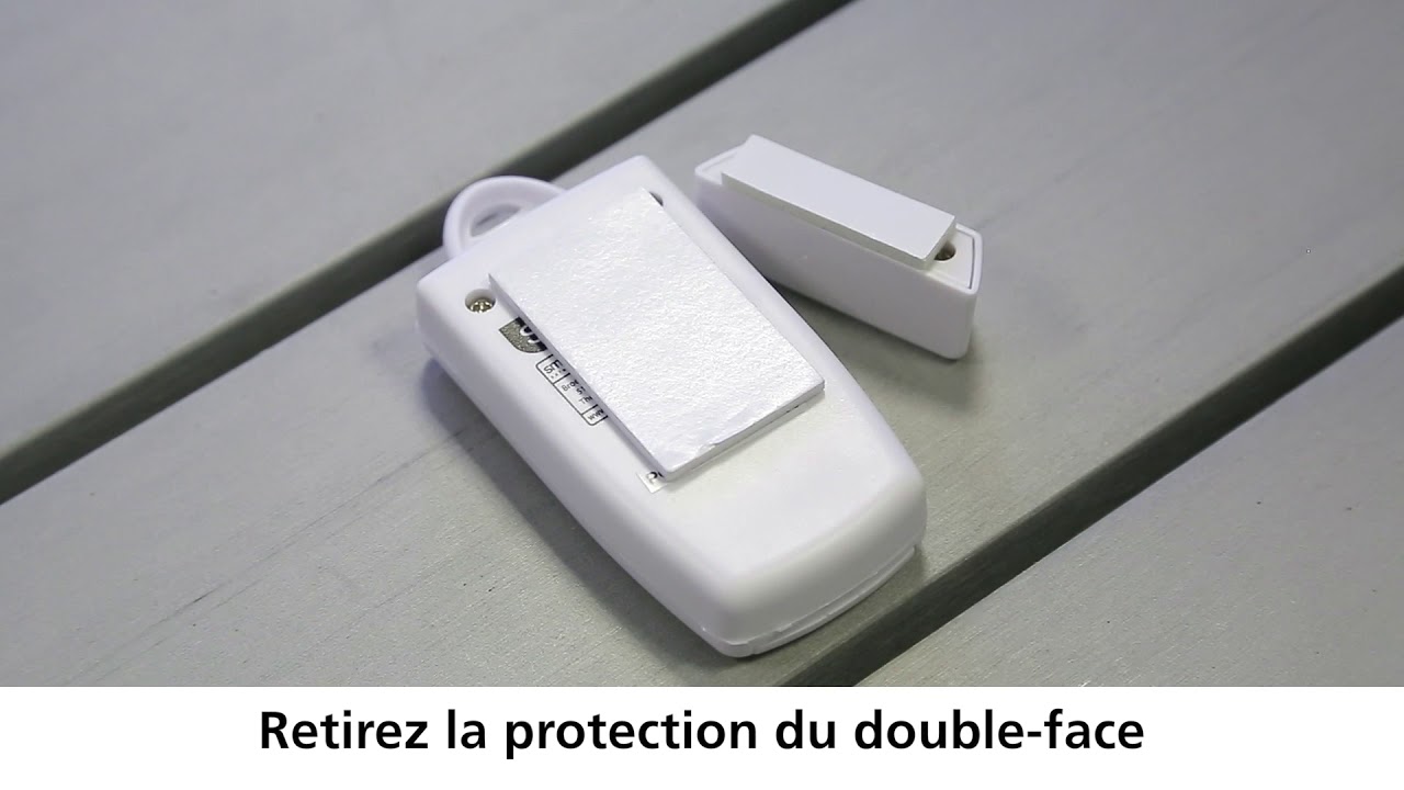 Installer La Mini Alarme Pour Porte Et Fenetre Avec Cle Goupille Smartwares Sc30fr Youtube