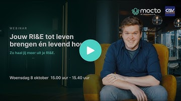 Webinar: Jouw RI&E tot leven brengen én levend houden.