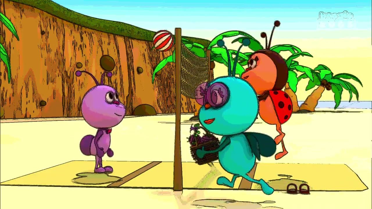 Boogei Bugs Playing Volleyball at the Beach 🐞🏐🌊✅️Sponsored by klasky csupo effects✅️