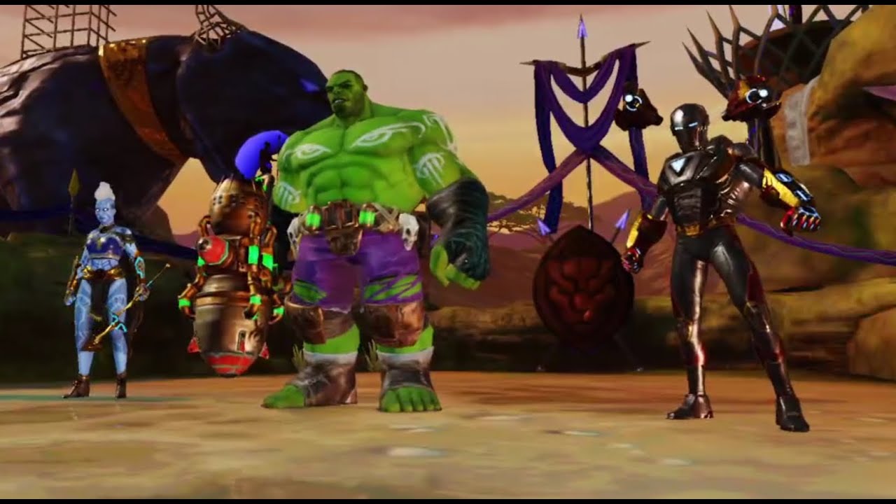 Marvel Realm of Champions iron Man Vs Hulk