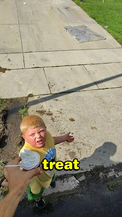 Kid gets free ice cream for a dance