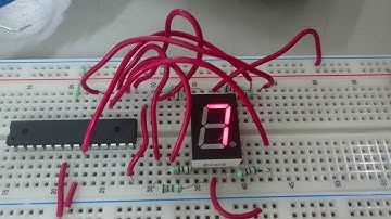 Contador de 0 a 9 en display de 7 segmentos