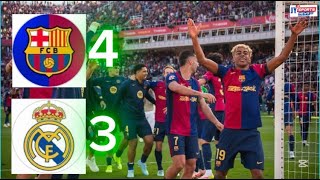 Barcelona 4-3 Real Madrid | Epic Clasico Comeback! Raphinha Double Seals Dramatic Win | LaLiga 2025