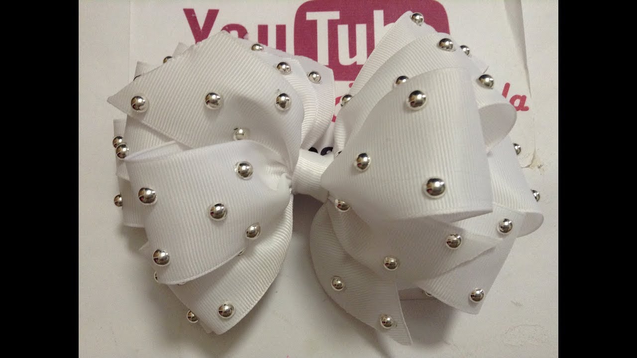 Moño  voluminoso en capas VIDEO No.688 Creaciones Rosa Isela