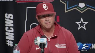 Skip Johnson speaks as Sooners prepare to play for national championship at College World Series