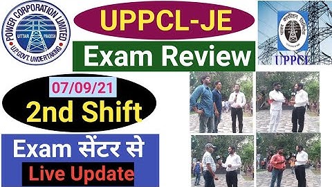 UPPCL JE Exam Review 07/09/21 Second Shift||UPPCL Paper Analysis Exam सेंटर से Live Update