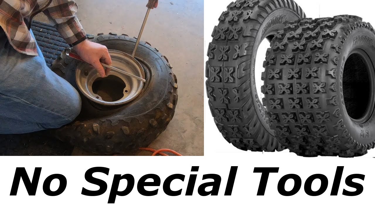 How To Change Atv Tires Yourself At Home!