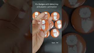 BTS Jin Round Metal Pin Badge (Product)
