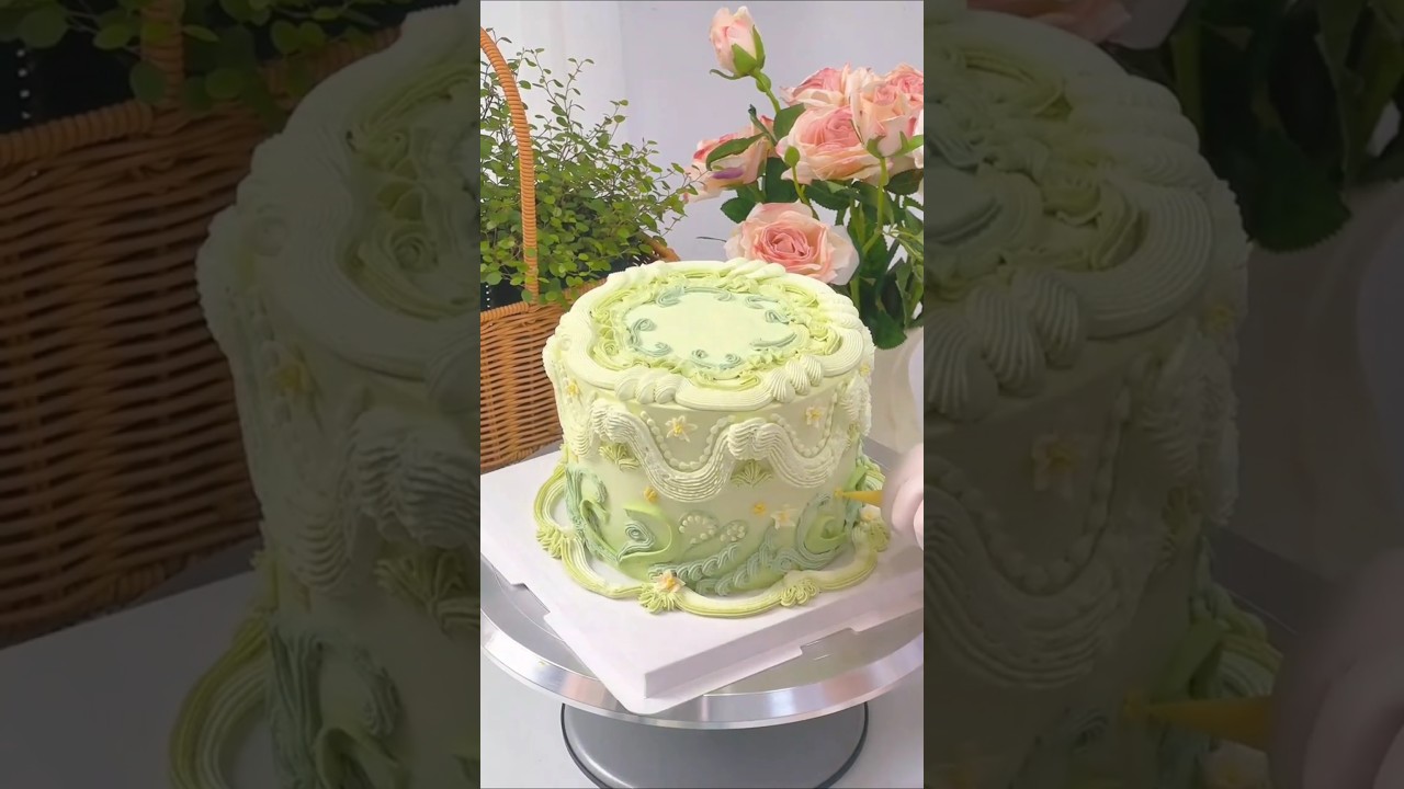Forest Flower Cake｜Immersive Cake Making