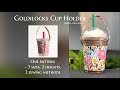 [Starbucks, Bubble Tea, Coffee] Reusable Cup Holder/Sleeve/Cozy with Grab Handle