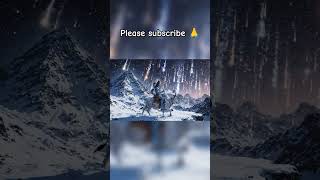 Mahadev &amp; Nandi: Celestial Meteor Shower at Kailash 🏔️☄️ | Shiva Status