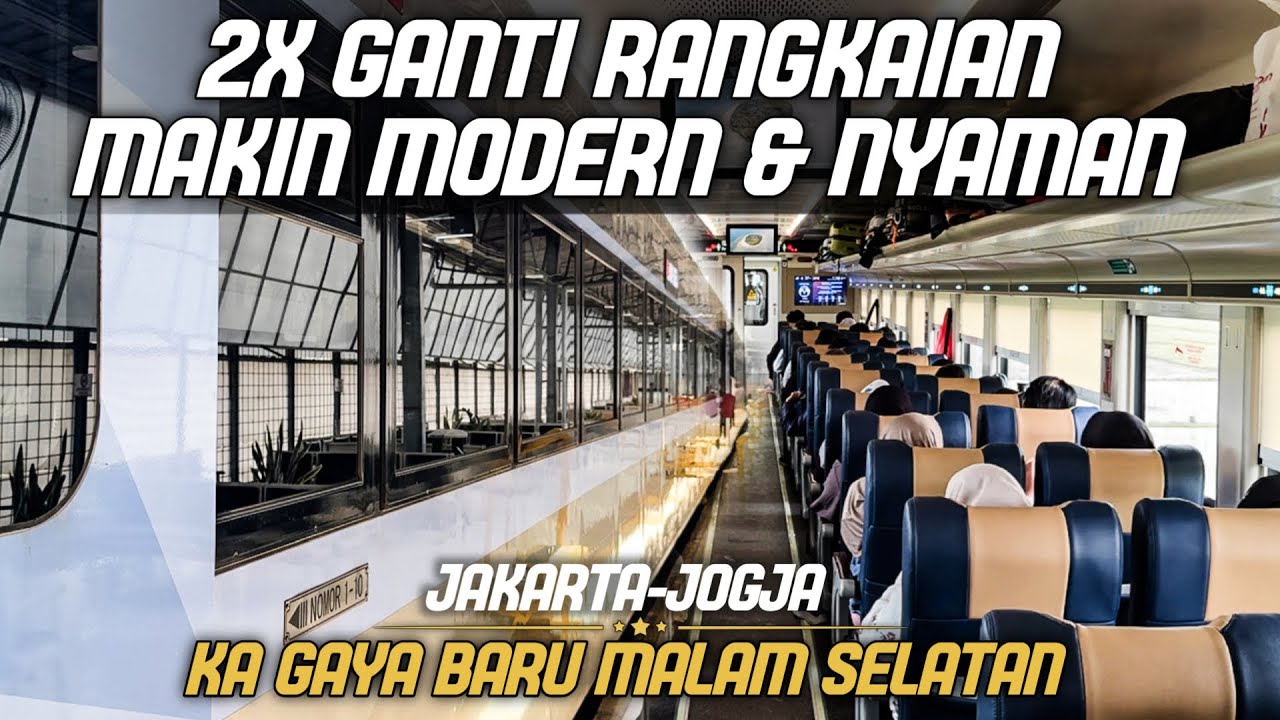 Kereta Api Gaya Baru Malam Selatan Yang Kini Makin Tampil Modern Dengan ...