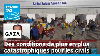 Gaza : des conditions de vie de plus en plus catastrophiques pour les civils • FRANCE 24