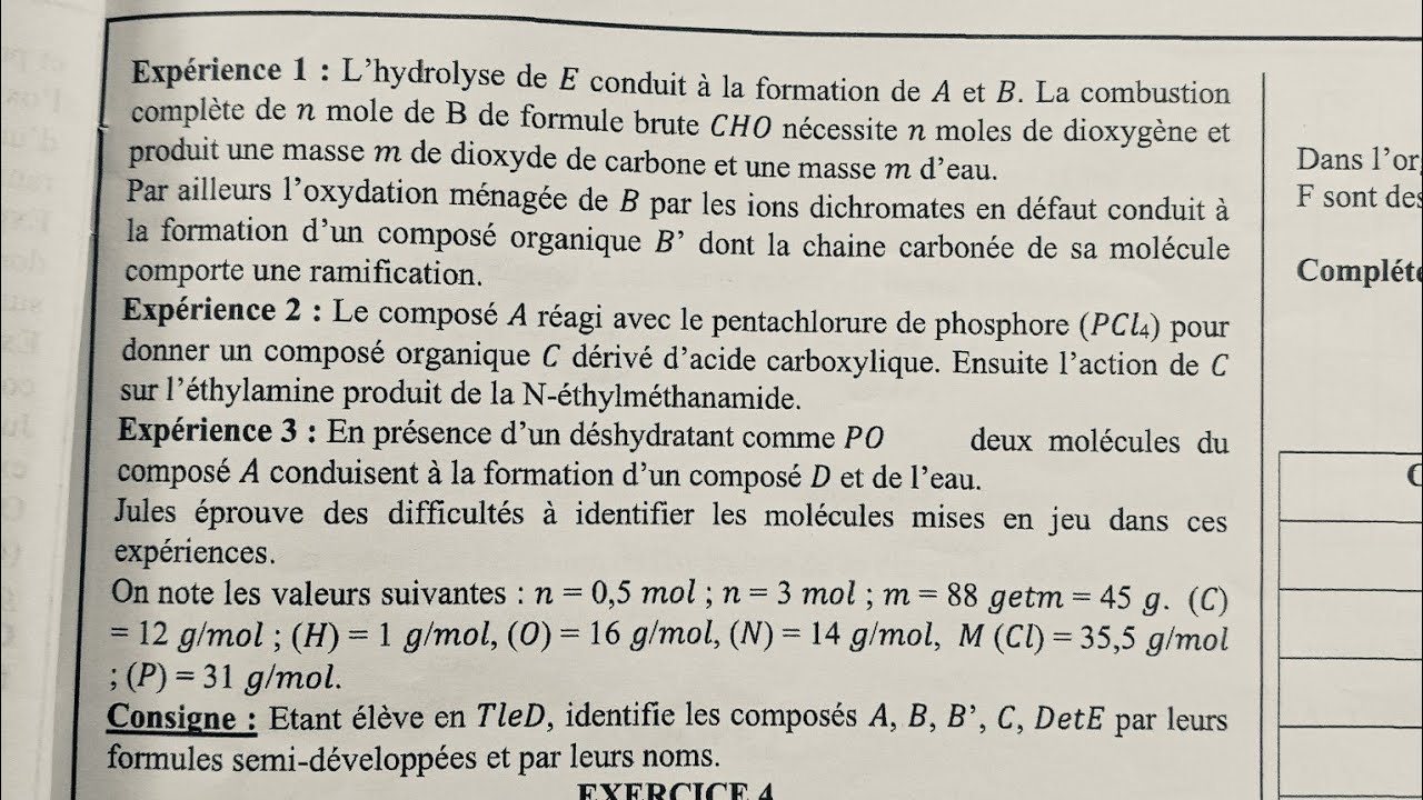  Acides carboxyliques(Situation problème) TleS 