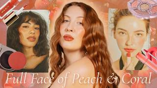 A Monochrome Luminous Look ft my PEACH CORAL Makeup Faves