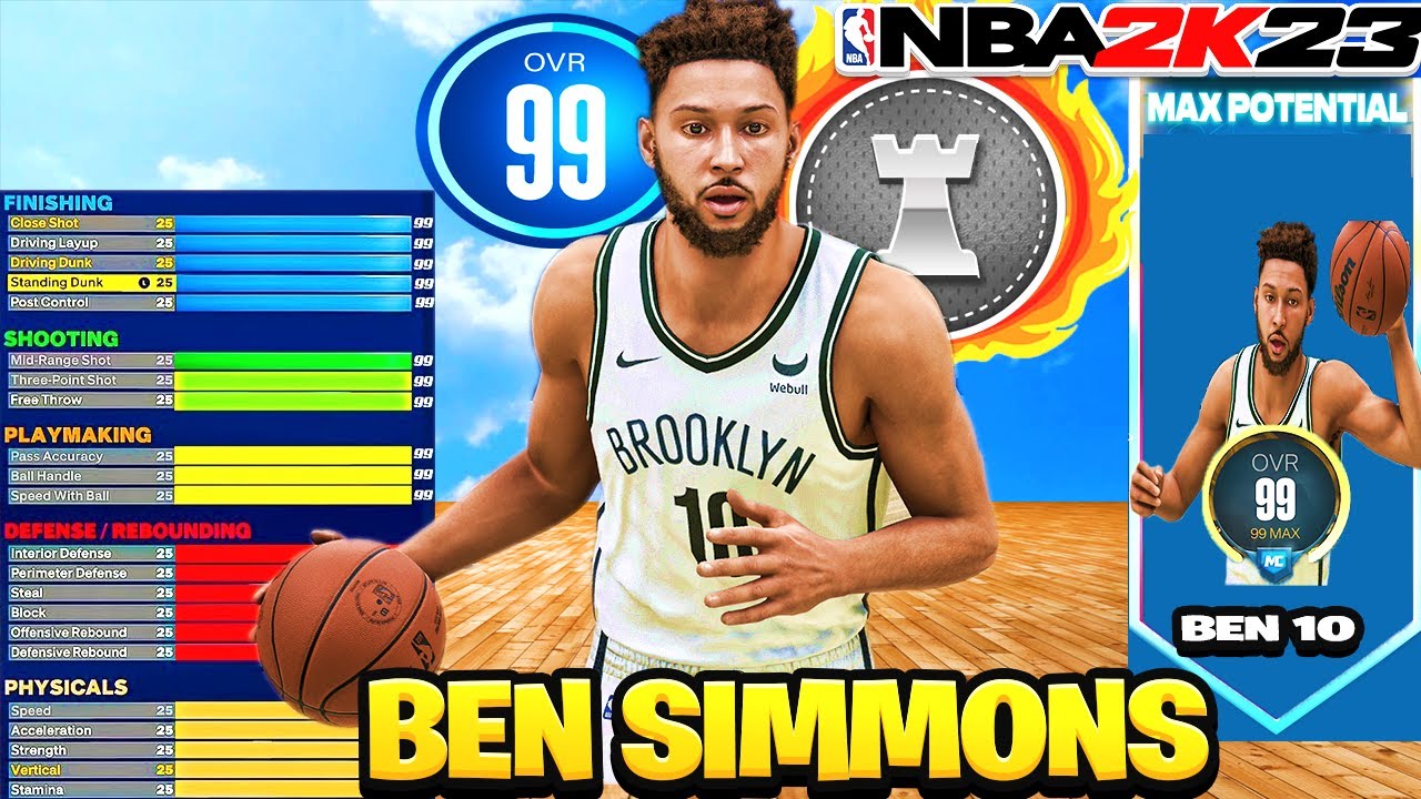 Thoughts on my Ben Simmons build? 58 badges, gets pro poster dunks and  snatch blocks, triple double machine in REC : r/NBA2k