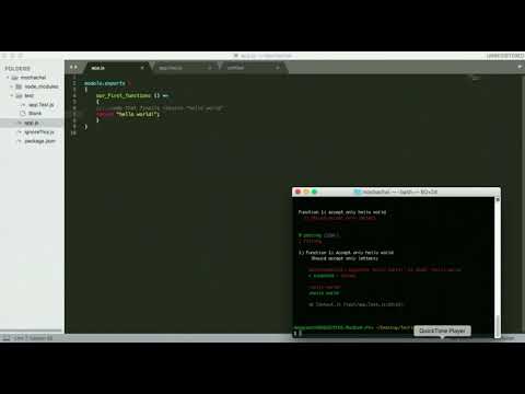 JavaScript Mocha and Chai Testing; See how it works in 2 minutes!