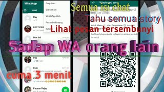 Cara menyadap Wa orang lain dalam 3 menit |Cara mudah