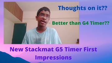 Reacting to the new Speedstacks G5 Timer