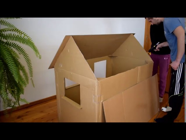 Kartondan Ev Yapımı - YouTube