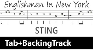 Sting - Englishman In New York / Guitar Tab+BackingTrack
