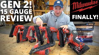 FINALLY!!! I tested the new Gen 2 Milwaukee 15 Gauge... Here's what I found...