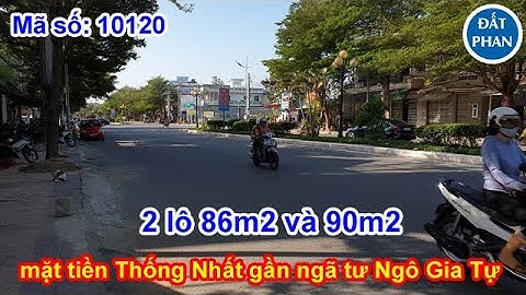Lô đất 86m2 mặt tiền đường Thống Nhất Phan Rang giá 2,x tỷ