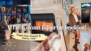 Herfst DIY - Vtech event & Herfst boekjes / WEEKVLOG 2025 l Lifestyle Spot