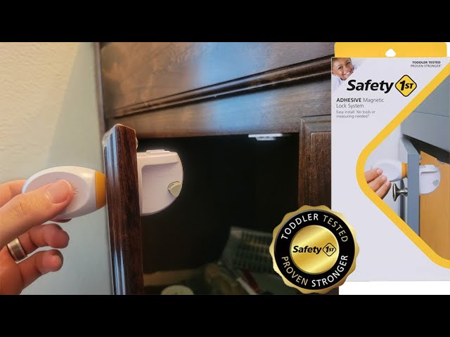 Dreambaby Adhesive Mag Lock White Plastic Adhesive Magnetic Cabinet Locks 5  pk - Ace Hardware