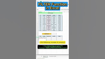 Excel FILTER Function in 10 Seconds 🔥 | Filter Data with ONE Formula