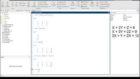 Eliminasi Gauss Jordan dengan Matlab , Tugas Besar 1 , Aljabar Linear