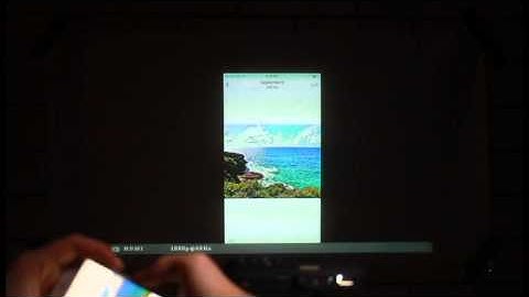 Project photos from your iPhone