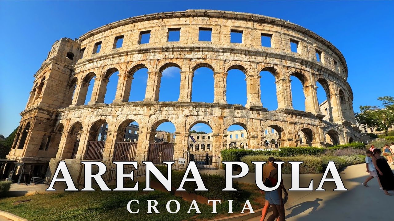 Pula Croatia 🇭🇷 Urlaub in Pola Kroatien 4K UHD