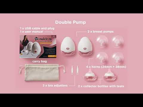 In-Bra Wearable Breast Pump - What's in the box 