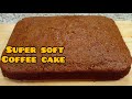 Easy coffee cake recipe  coffee sponge cake  how to make coffee cake