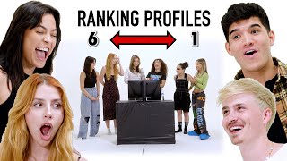 Ranking Girls By Their Dating Profiles | 6 Guys VS 6 Girls