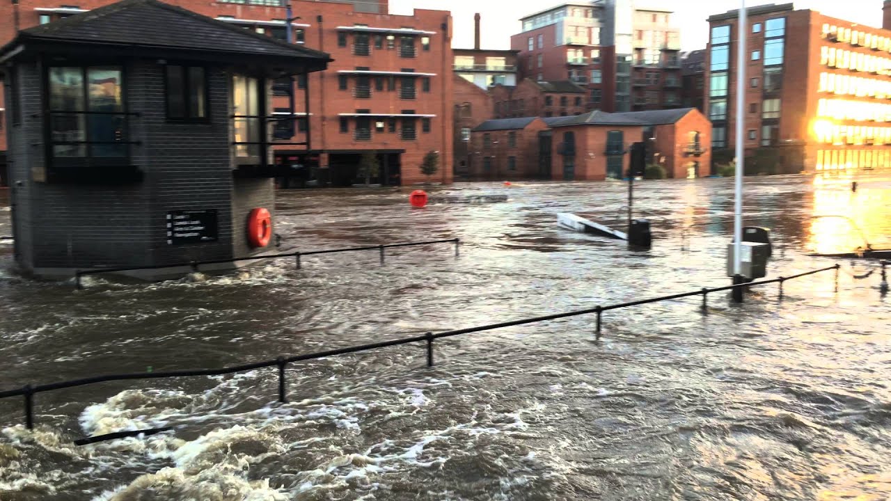 Floods by Royal Armouries Leeds. December 2015 YouTube