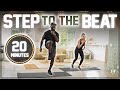 20 minute step to the beat workout low impact  motivating