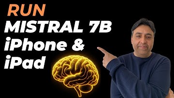 Run Mistral 7B Offline on iPhone iPad