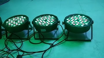 FLAT PAR LED to DMX 512 Basic connection tutorial by NADZSCOOT