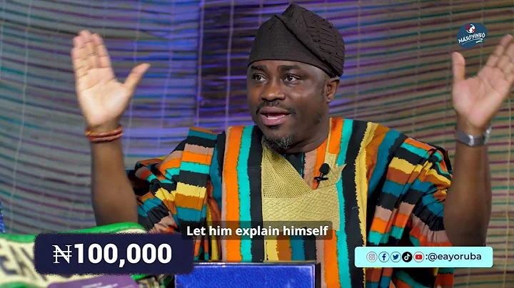 #Masoyinbo Episode One Hundred and Three: Exciting Game Show Teaching Yoruba language and Culture.