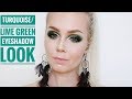 TURQUOISE / LIME GREEN | Summery Eyeshadow Look