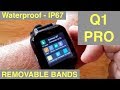 FINOW Q1 PRO Square Android 6 IP67 Waterproof 4G Cell (regional) Smartwatch: Unboxing and 1st Look