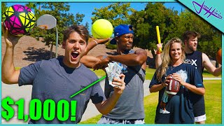 LONGEST THROW WINS $1,000 CHALLENGE!