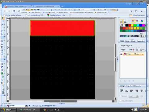 serif webplus x2 tutorial "Basic website" part 1